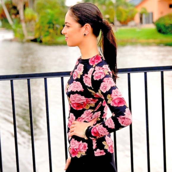 DEVORAH'S SECRET Modest Top Sheerly Rosey - Picture 2 of 3